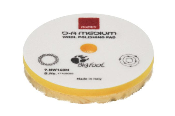Rupes D-A Medium Yellow Wool Pad