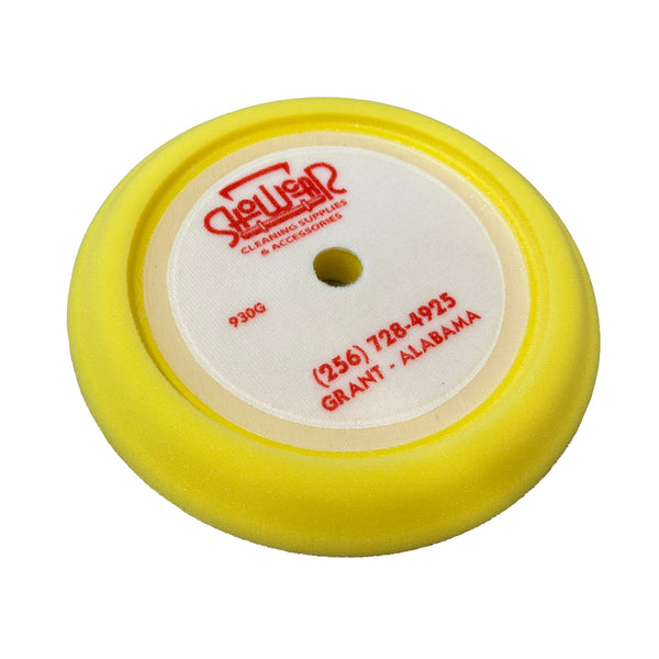 930G Yellow Edge Foam Medium Cut Pad 9in