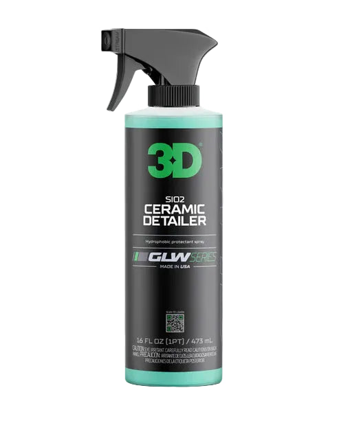 3D Ceramic Detailer spray bottle on a white background