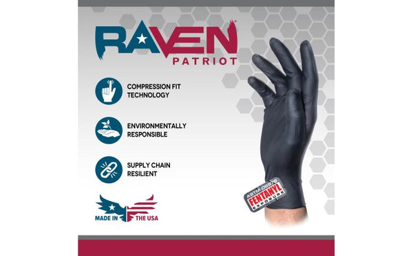 SAS Raven Patriot Nitrile Gloves