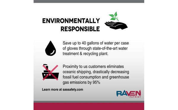 SAS Raven Patriot Nitrile Gloves