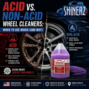 Acid vs Non‑Acid Wheel Cleaners: When to Use Which (and Why)