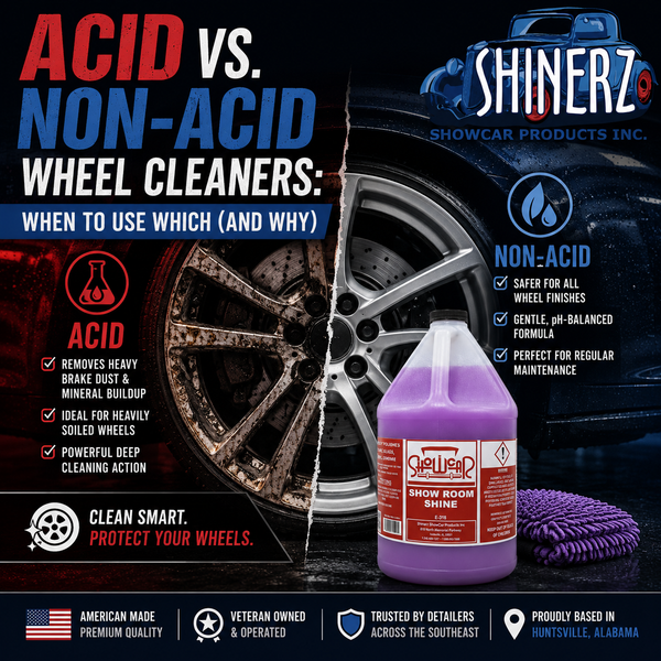 Acid vs Non‑Acid Wheel Cleaners: When to Use Which (and Why)