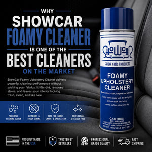 Why ShowCar Foamy Upholstery Cleaner Is One of the Best Cleaners on the Market