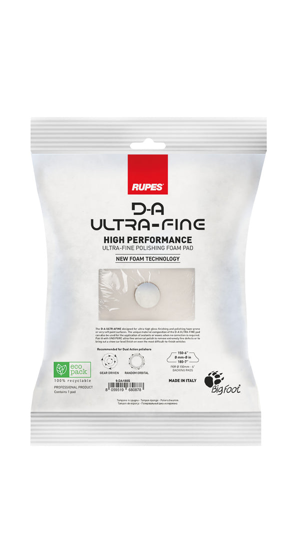 Rupes D-A UltraFine White Foam Pad