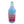 A quart bottle of light blue liquid with a red ShowCar Wheel Bright label on a white background.