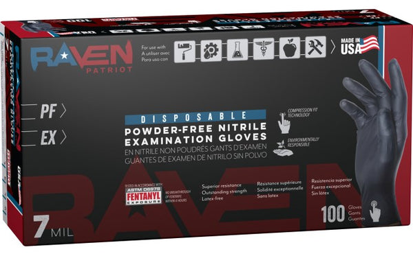 SAS Raven Patriot Nitrile Gloves